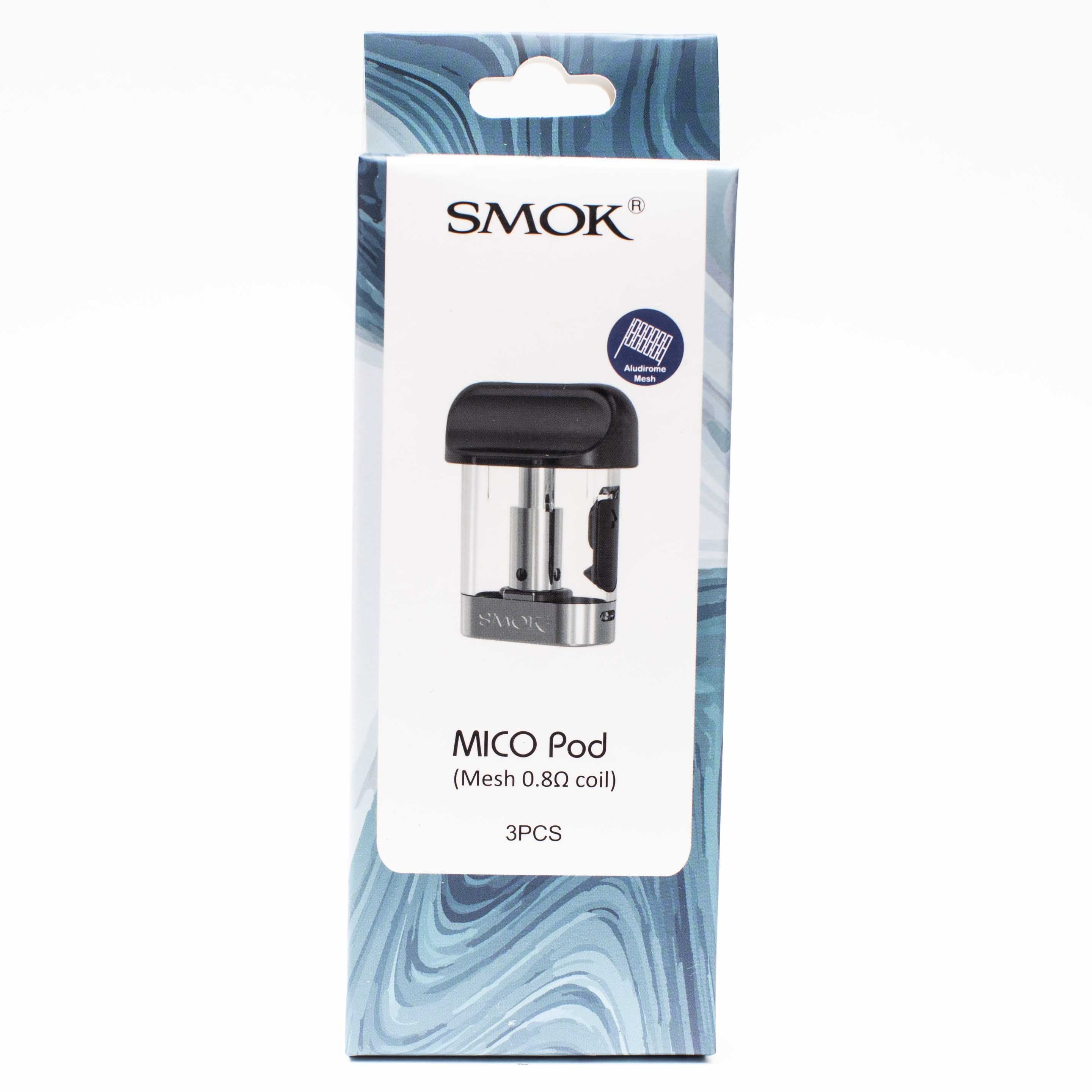 Smok Mico replacement pods 0.8 mesh - Luxe Vape Junction