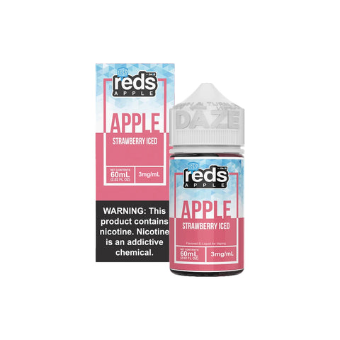 Reds E-Juice - Apple Strawberry Iced