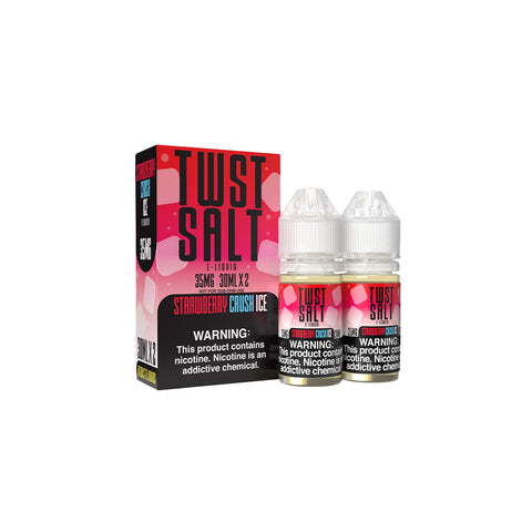 Strawberry Crush Ice 60ML By Twist Nicotine Salt E-Liquid